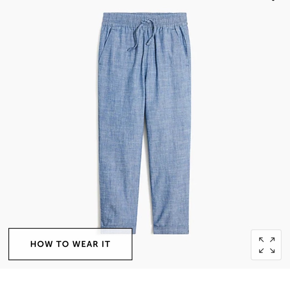 J Crew Linen Pants